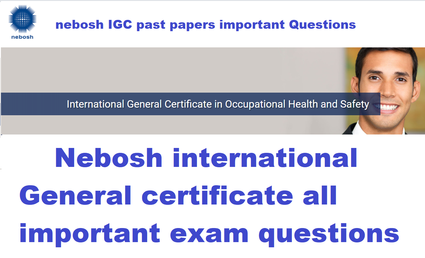 nebosh igc 3 project samples